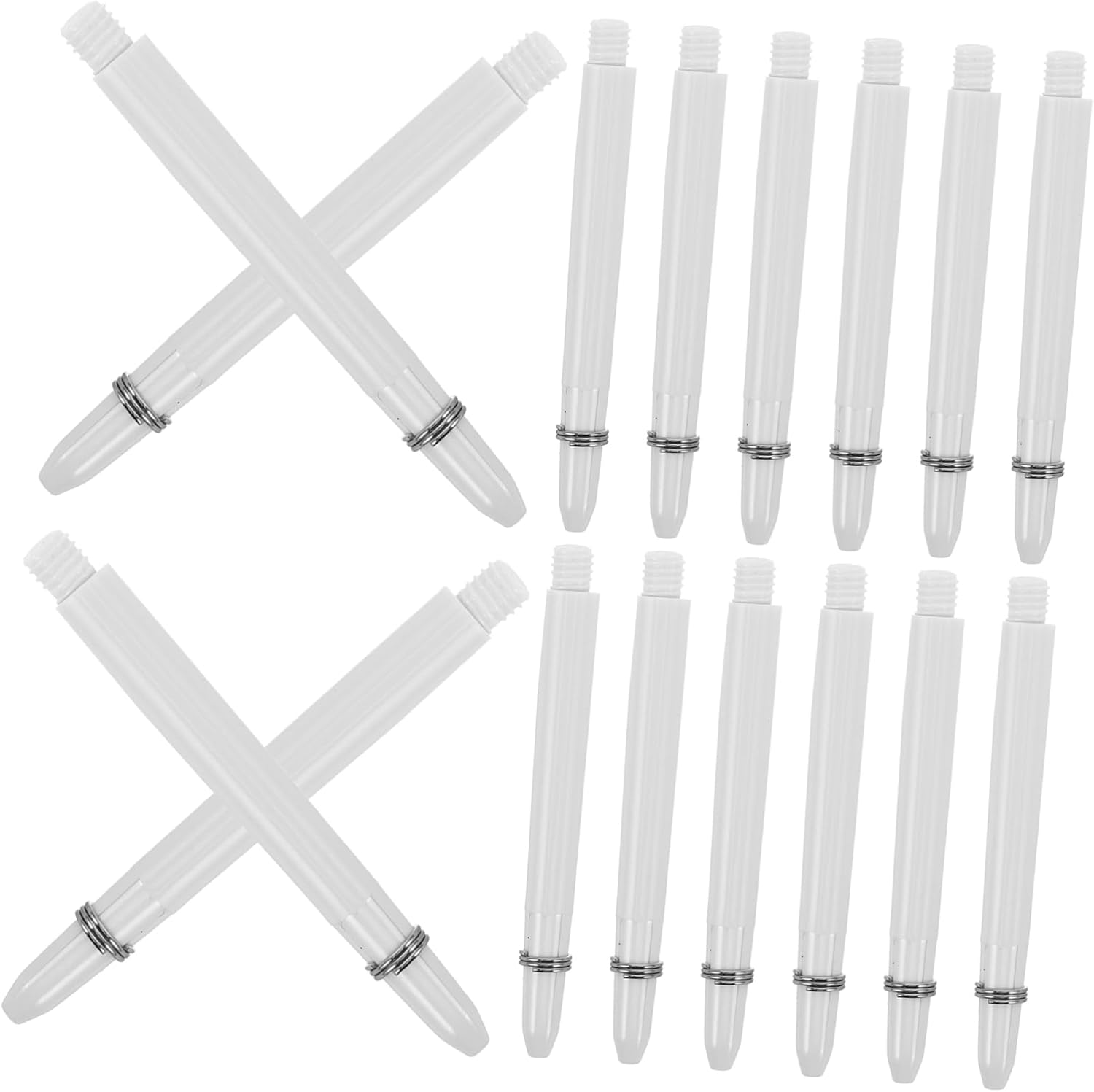 50pcs Nylon Dart Shafts for Soft and Steel Tip Ergonomic Grip for Enhanced Accuracy and Comfort for Game Rooms and