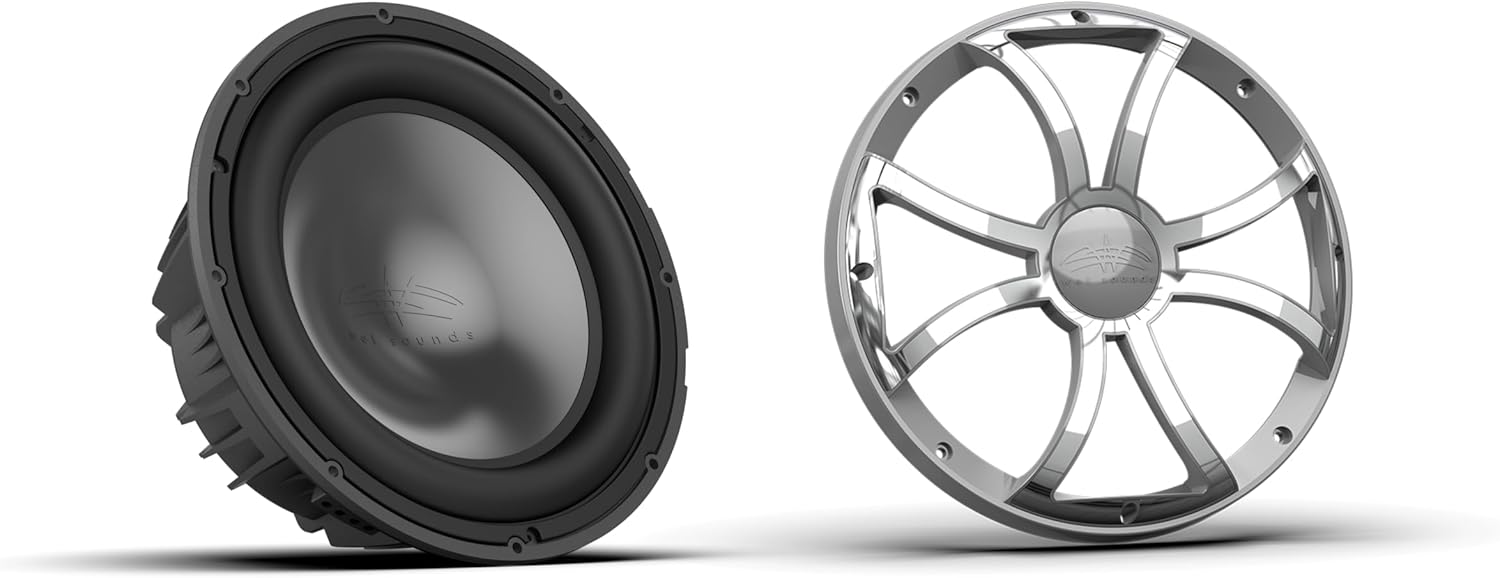 Wet Sounds REVO 12 FA S4 V3 Subwoofer with XS-G-SS Grille V3