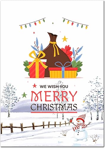 Miniatura 3 de DUGUTUL Christmas Letterhead Stationery Paper 8.5 x 11 - Perfect for Writing Letters, Printer & Computer Use - Beautiful Christmas Stationery 04