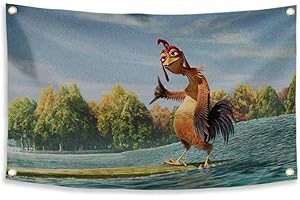 Chicken Joe 3x5 Ft Meme Poster: Surfs Up, Buddy!