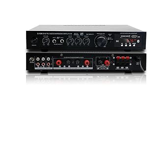 Bluetooth 5.1 Stereo Amplifier Receiver 6 Channel Home Theater Stereo System Component Amplifier Multipurpose