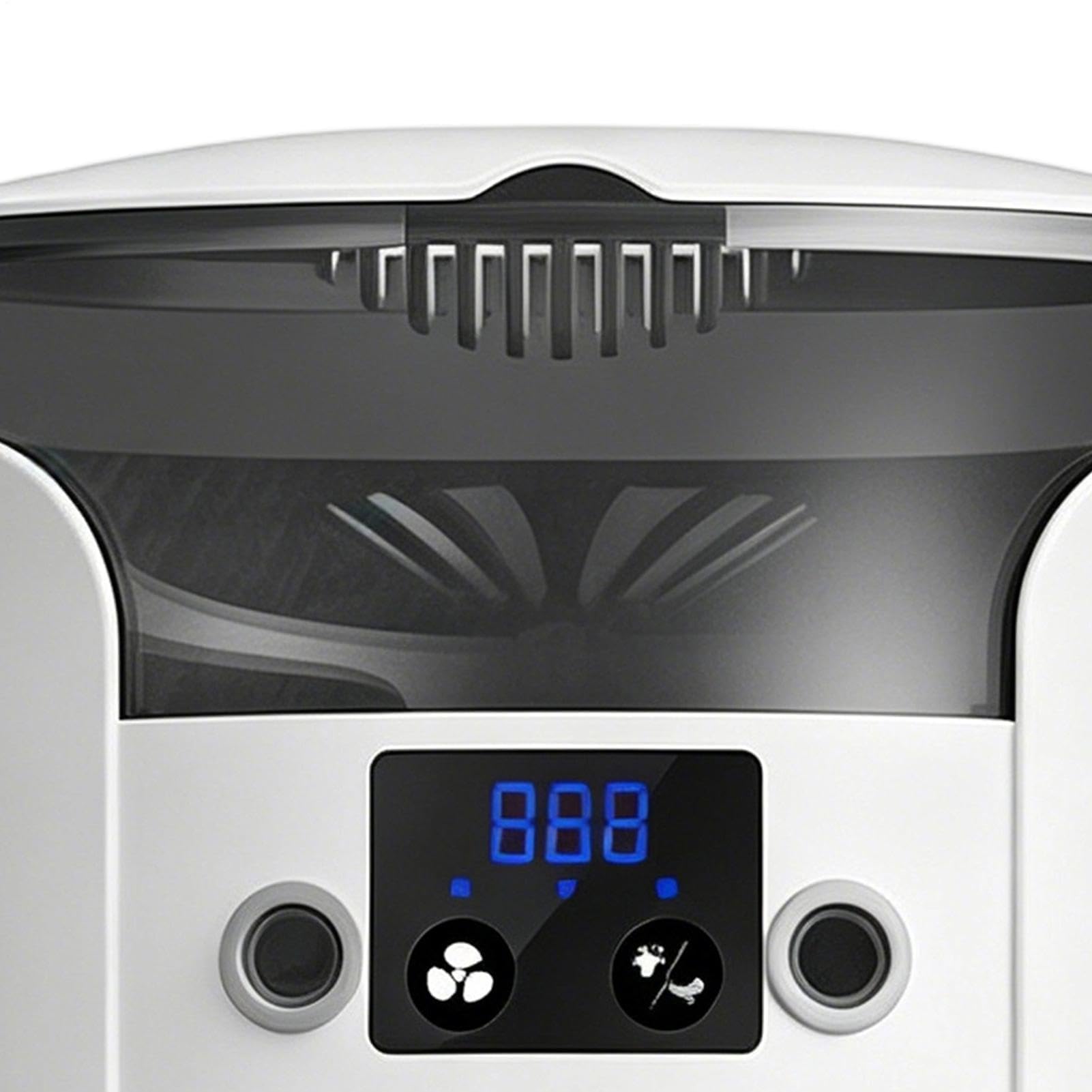 Ventilatore portatile regolabile per camera da letto, raffreddamento a 3 livelli con luce, ventilatore da scrivania per casa, interni, ufficio, cucina, dormitorio, viaggi, estate
