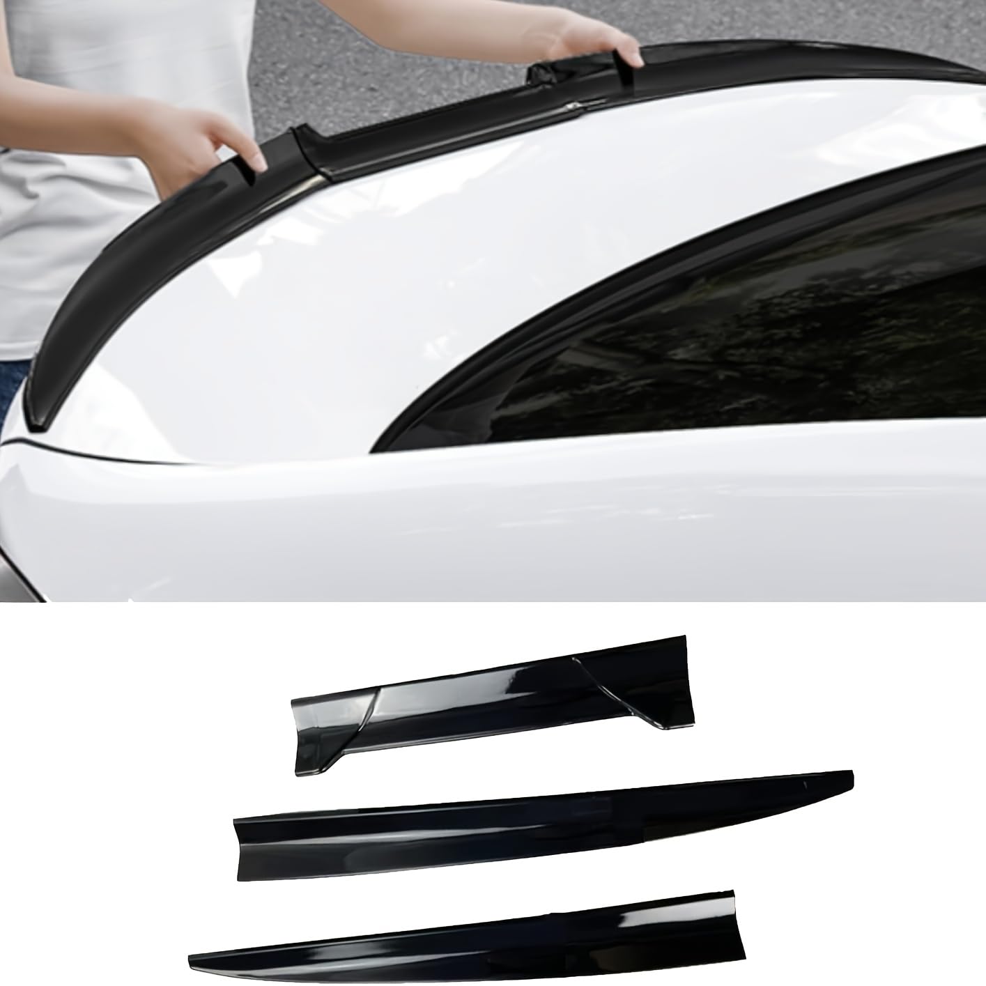 3 Pezzi Spoiler Posteriore per Kia Sorento IV 2020-2024