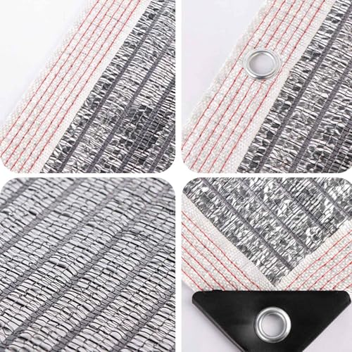 Toile d'ombrage 6x6 m bloque 75% du soleil filet avec œillets - 3