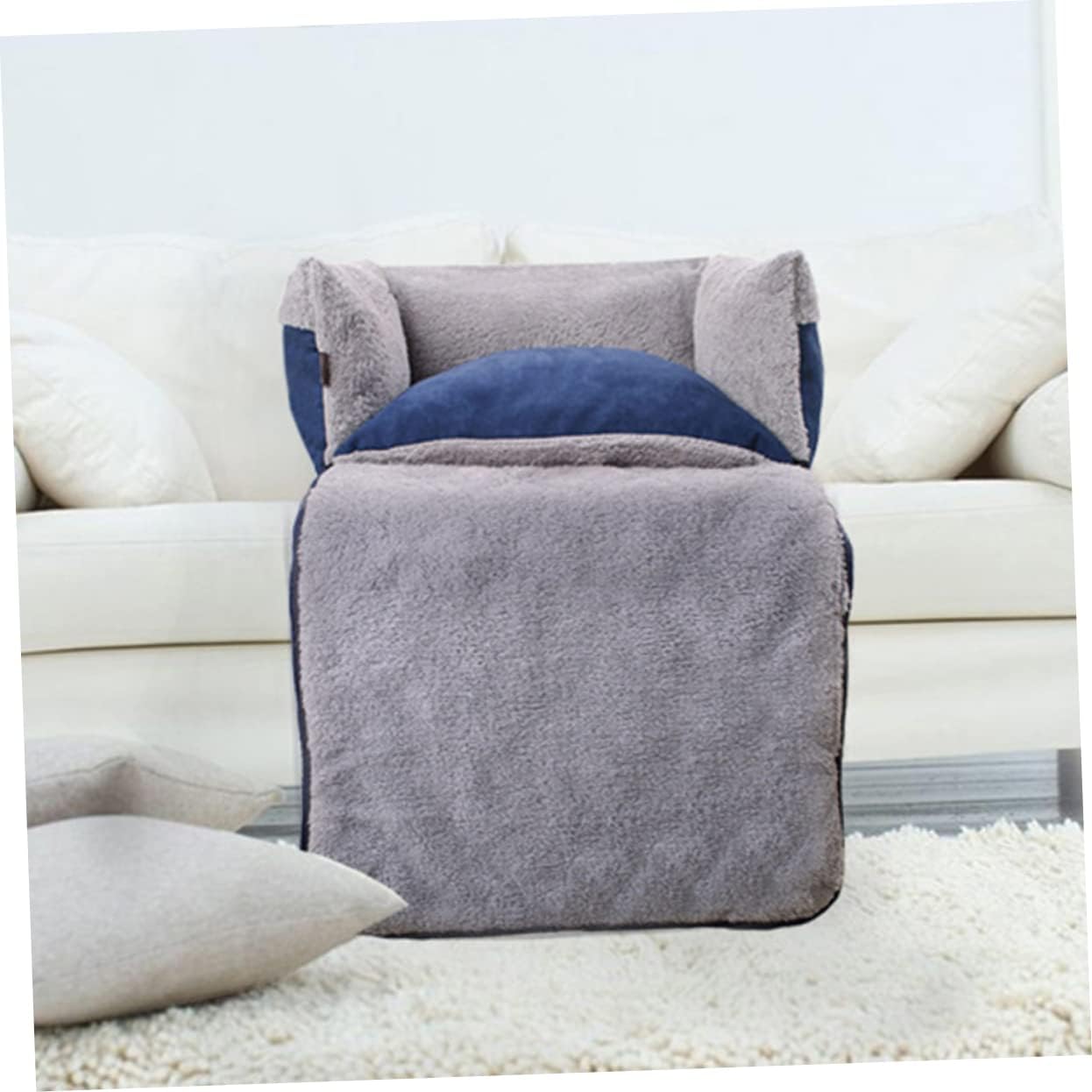 balacoo Multifunctional Dog Sofa Bed Clamshell Dog Medium Bed Blanket Soft Warm for Pet