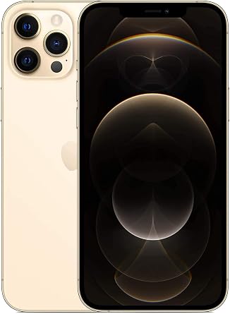 Original Back Glass Replacement for 12 Pro Max All Carriers with Pre-Installed Adhesive and Repair Tool Kits (Gold)