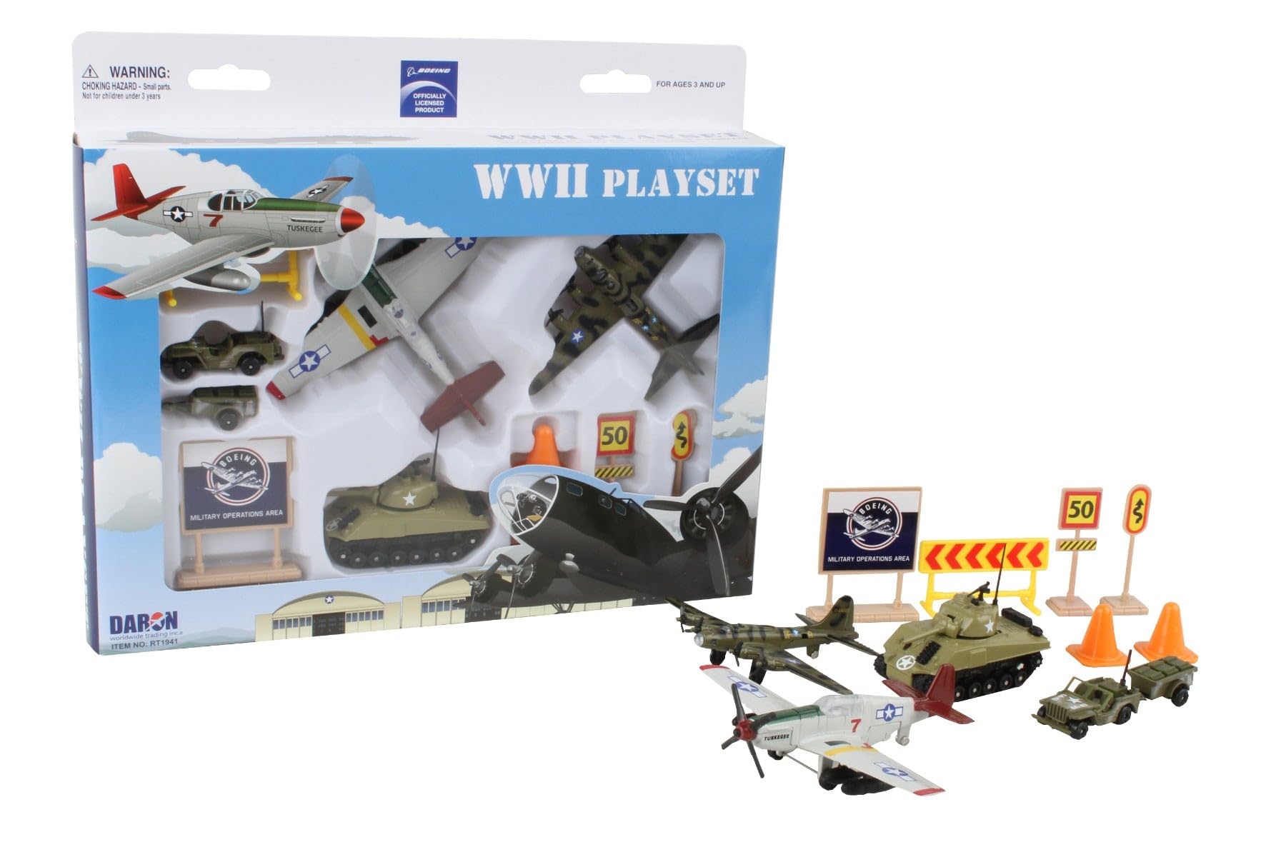 Amazon.com: Daron Boeing WWII Playset : Toys & Games