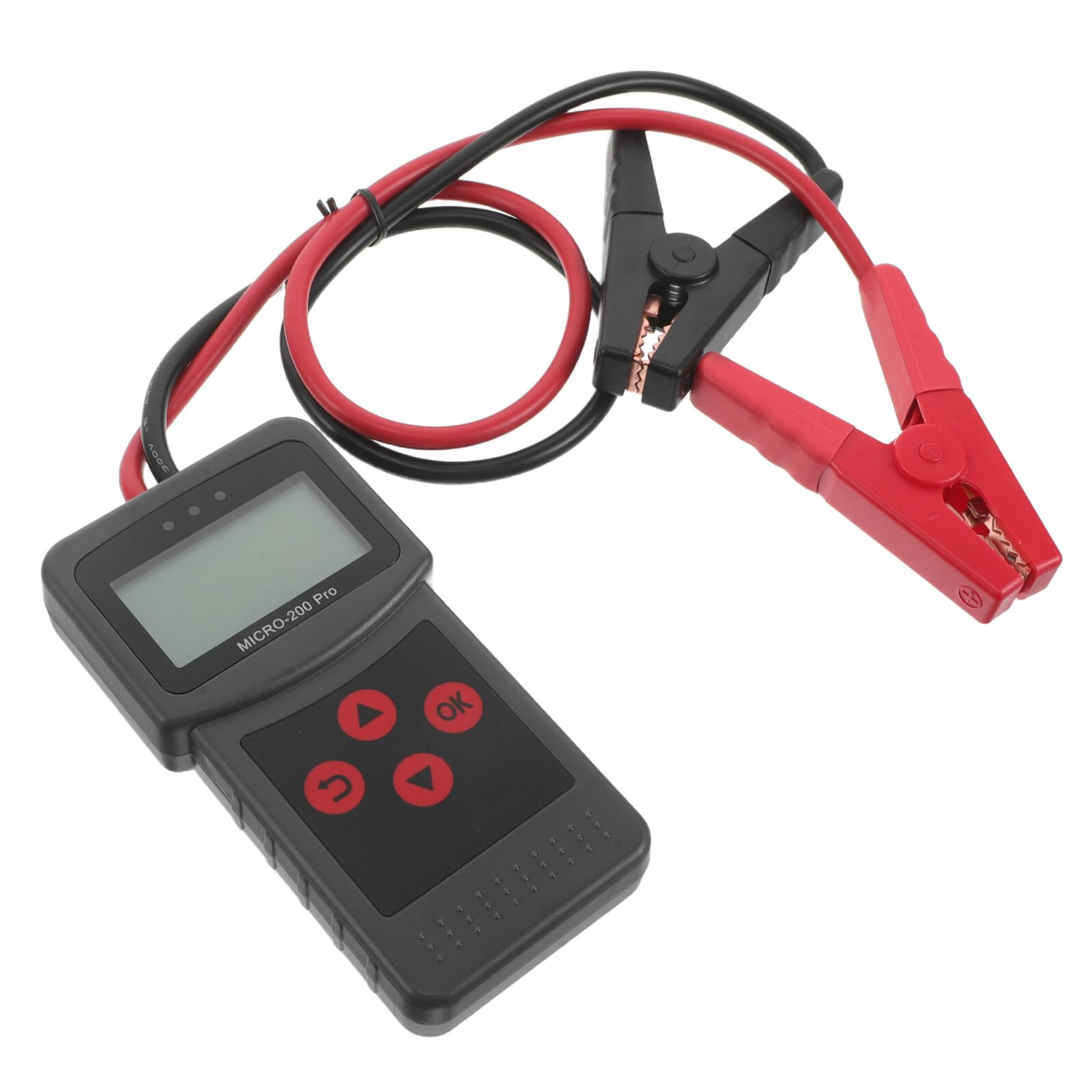 Comprobador de Batería de Coche 12 V y 24 V en Plástico Abs | Pantalla Lcd, Verificación Precisa de Voltaje, Compatibilidad Amplia, para Camiones y Suv