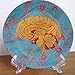 ousente 15 cm surrealistyczny ceramiczny talerz obiadowy, pomarańczowy ludzki mózg zastawa stołowa talerz dekoracja akcesoria do jadalni, na imprezy, ślub