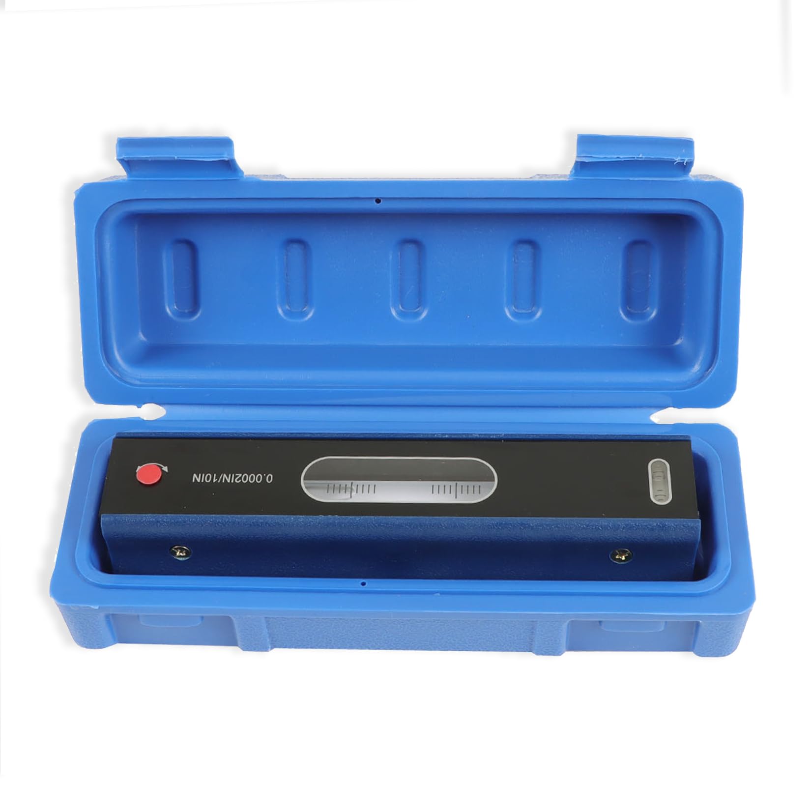 SOHNVWTGD 8 Inch Professional Accuracy Level with Box, 0.0002/10 Inch Accuracy Strip Level for Checking the Work of Machinists Toolmakers