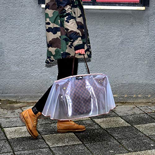 OriginalClub Clear Waterproof Bag Rain Cover – Lightweight Rain Slicker for Tote Bags, Purses, and Handbags in Mini, Small, Medium and Large Size Options : Clothing, Shoes & Jewelry