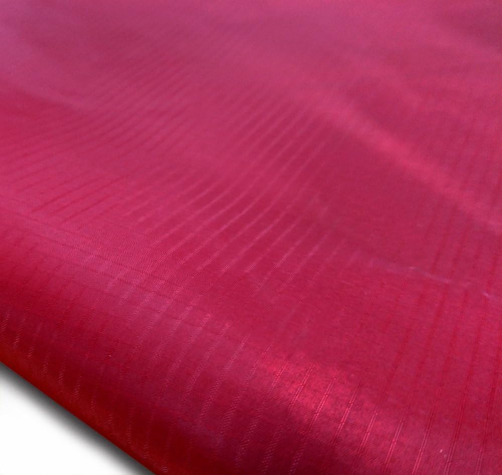 HENGDA KITE 60"x36"(1 Yard) Upgrades 40D Ripstop Nylon Fabric by The Yard Pre-Cut Waterproof Outdoor-Rainbow