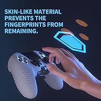 Vista 4 de PlayVital 3D Studded Edition Anti-Slip Silicone Cover Case for ps5 Edge Controller, Soft Rubber Protector Skin for ps5 Edge Wireless Controller with