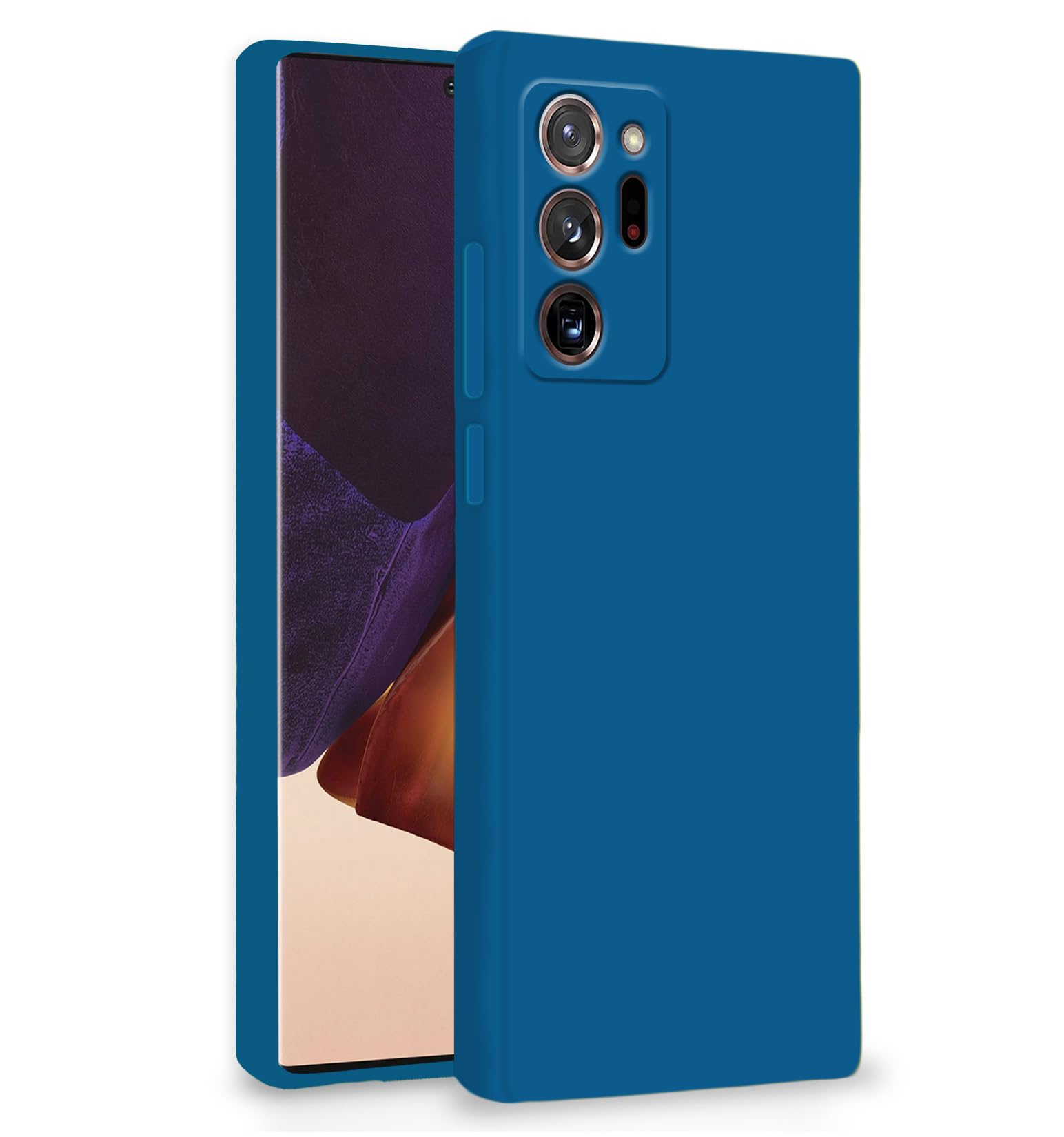 Pikkme Samsung Galaxy Note 20 Ultra 5G Back Cover Soft Matte Liquid Silicone TPU | Camera Protection | Shockproof Slim Back Case for Samsung Galaxy Note 20 Ultra 5G (Blue) (B0C61HTF3J) Amazon Price History, Amazon Price Tracker