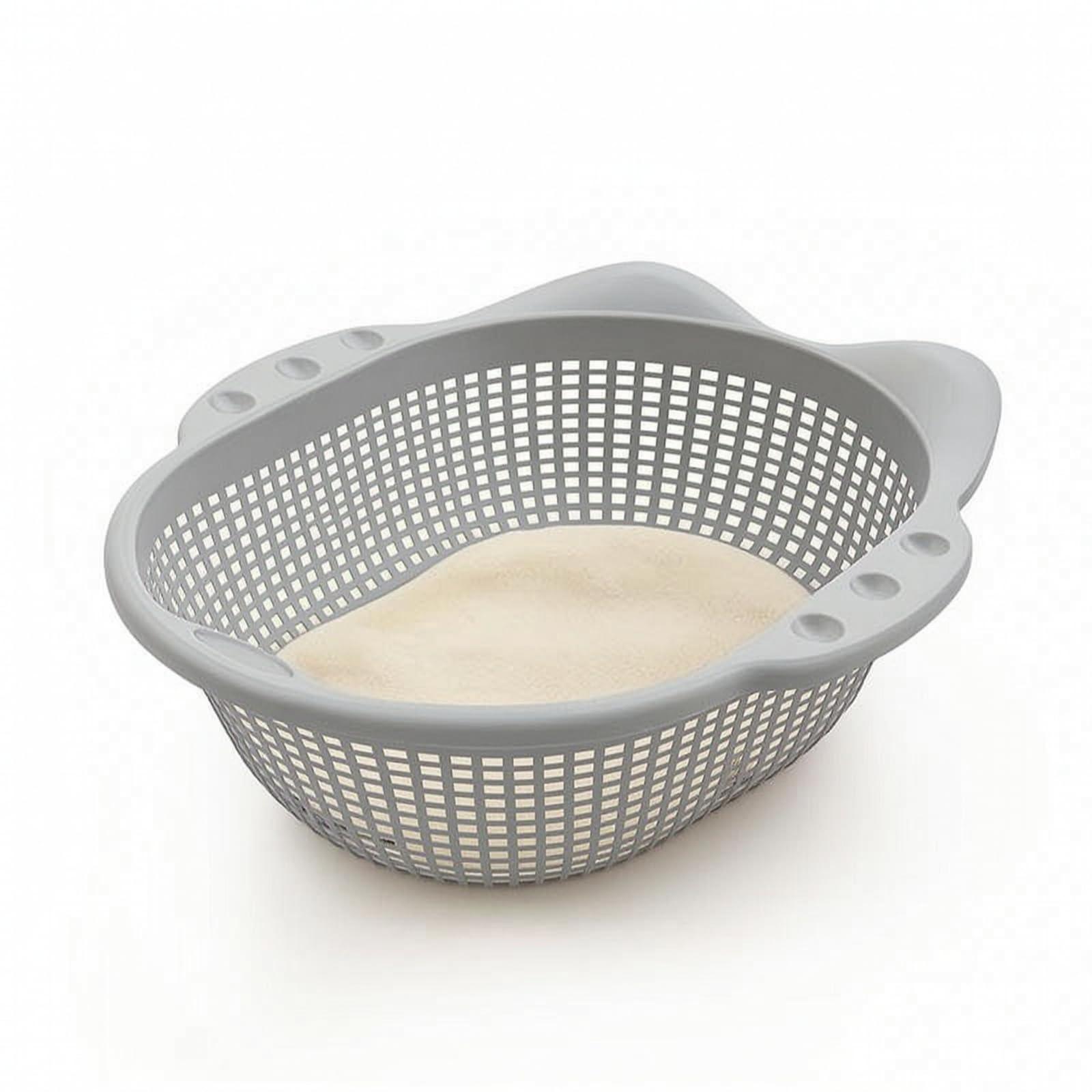 Panier Aéré Lavable pour Chats, Petits Chiens, Intérieur, Salon, Gris