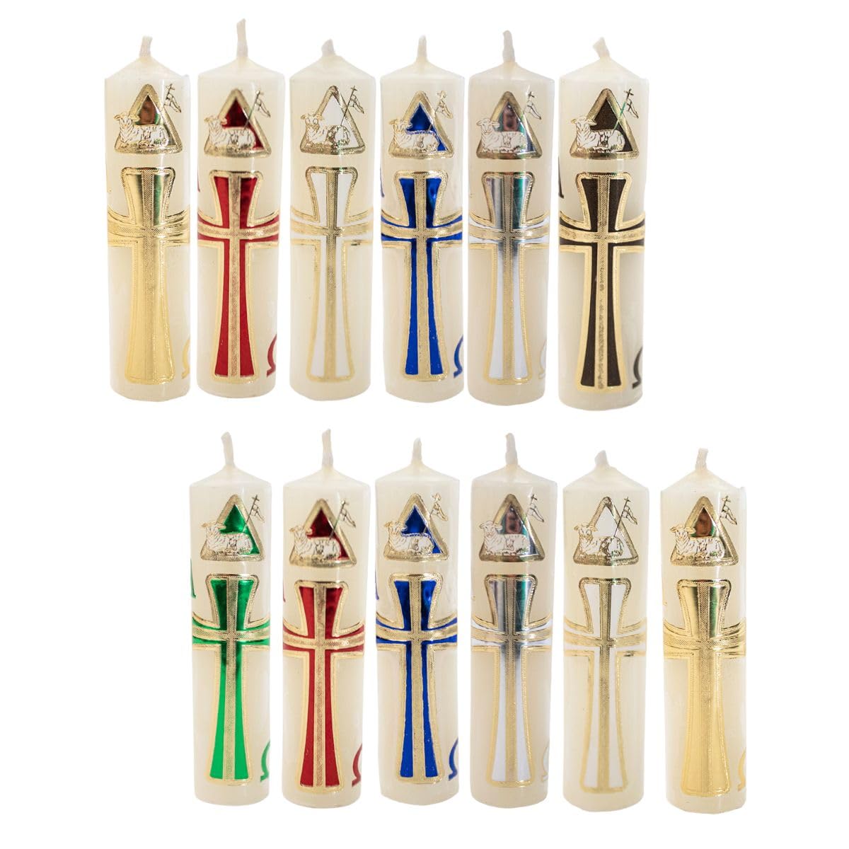 Light Maria-Pack of 12 Mini Candles 