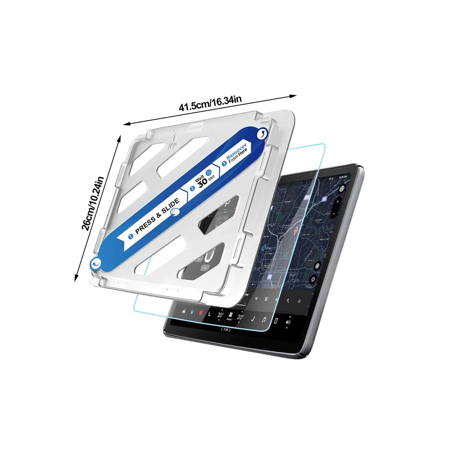 per Tesla per Modello per 3 Y 2021-2023 Protezione Centro Controllo Accessorio Pellicola Protettiva Opaca antiriflesso HD Protezione Anti Luce Blu
