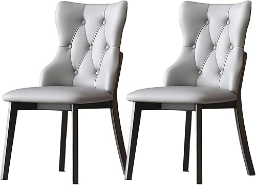 Miniatura 20 de Upholstered Dining Chairs with Backrest,Kitchen Chairs Leather,Living Room Chair with Wood Legs for Home, Restaurant, Hotel, Conference Room, Orange