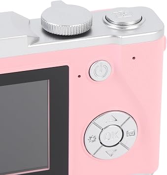 64mp 4kデジタルカメラ、2.4インチipsスクリーン付きコンパクト充電式デジタルカメラ、16倍デジタルズーム&フィルライト、旅行ブログ用手ブレ防止ウェブカメラ 64gb