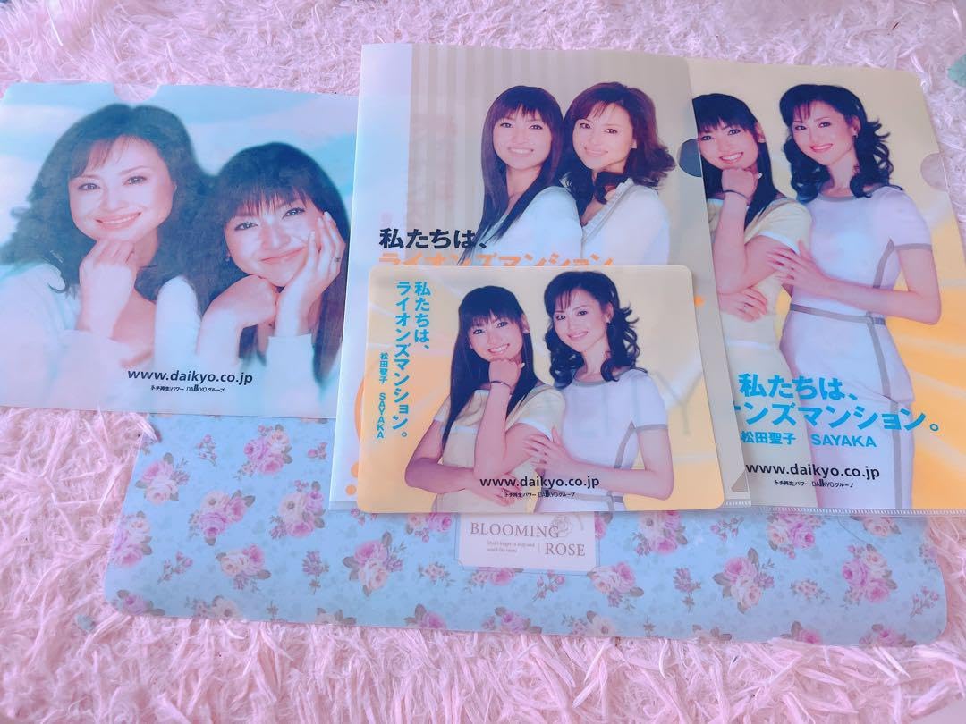 Amazon.co.jp: 超レア！！！松田聖子and神田沙也加 クリアファイル3枚