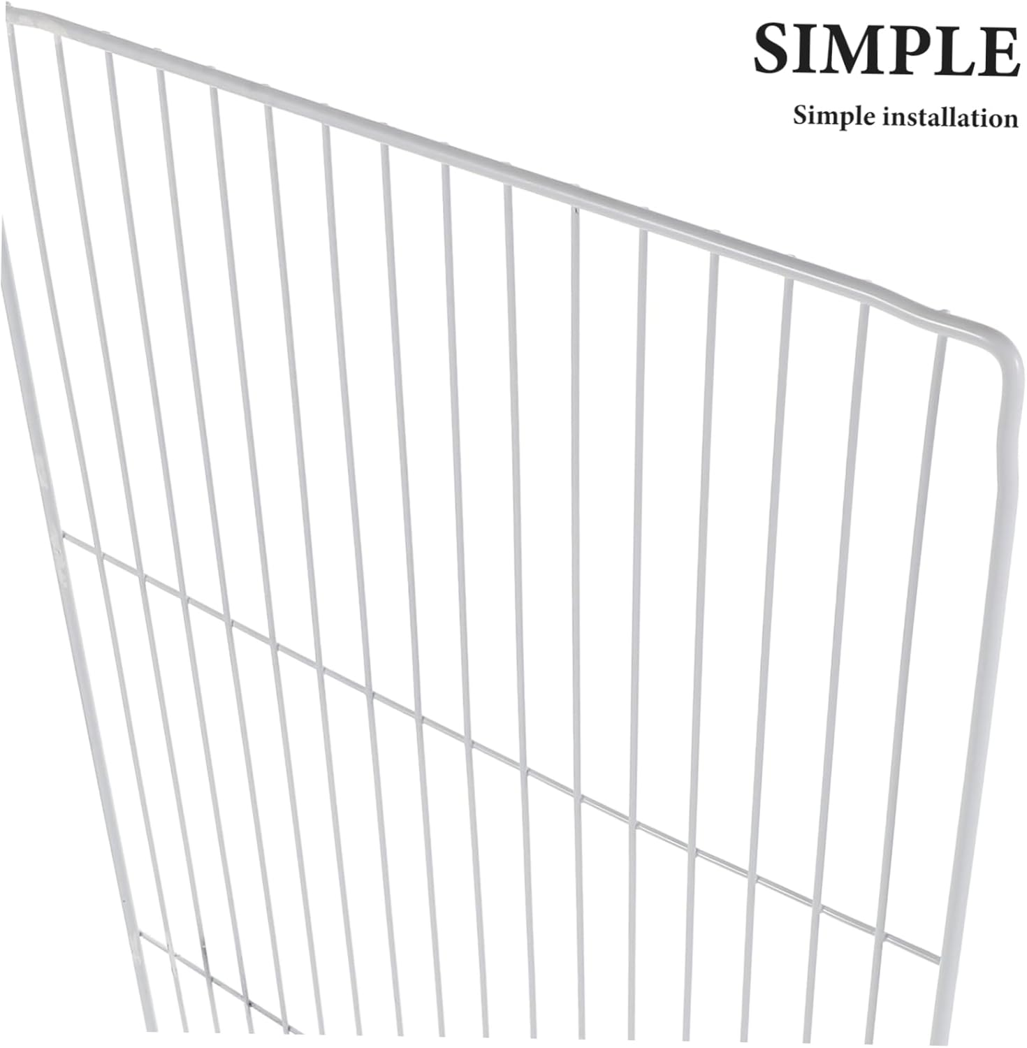 Unomor Metal Fridge Partition Divider Freezer Separator Wire Shelf Divider for Refrigerator Storage