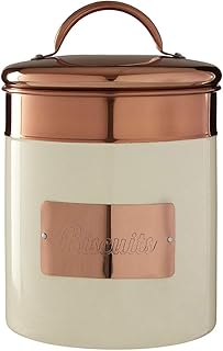Premier Housewares Biscuit Canister, Stainless Steel