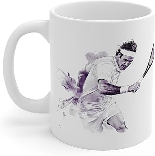 WickerStudio Mug 11oz, FedEx Fan Mug, Gift for FedEx Lover, Legend Roger, Tennis Lover Coffee Cup, Federer Lover Mug