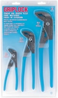 Griplock Tongue and Groove Plier Set - Gl6/G10/G12 griplock pliers