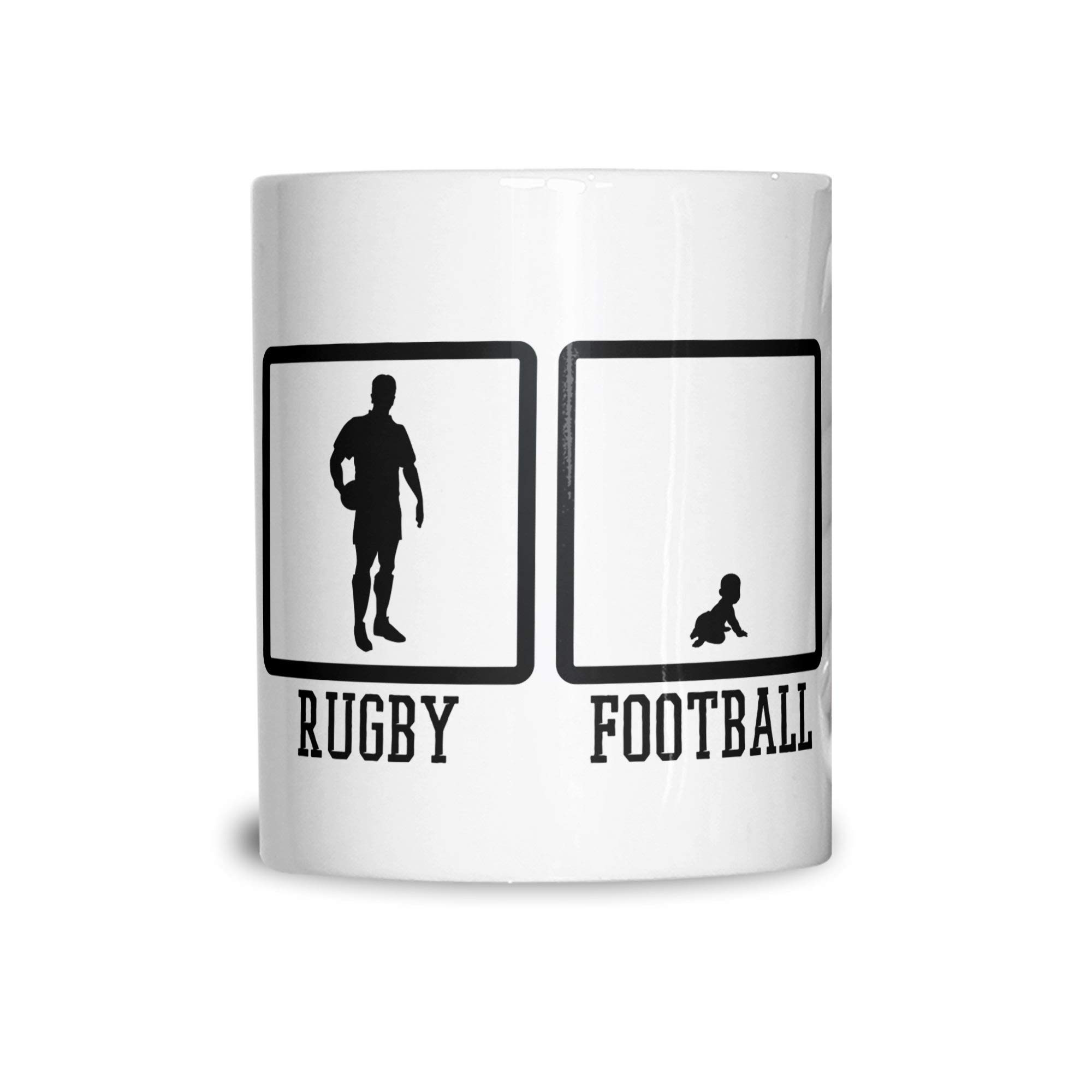 Dillo Rugby Ceramic Mug Coffee Tea Cup Rugby VS Football. Baby Sports Scrum Game Union League Sevens England Wales Scotland Prop Scrum Gift Cool Funny Gift Present91468