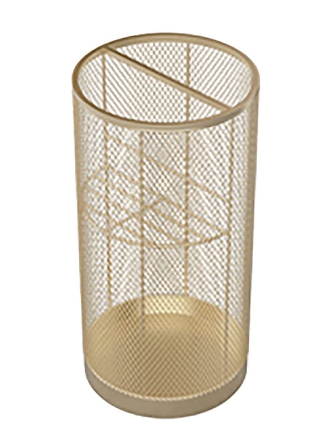 Porte-parapluie rond en maille métallique noire pour l'entrée du bureau et de l'appartement