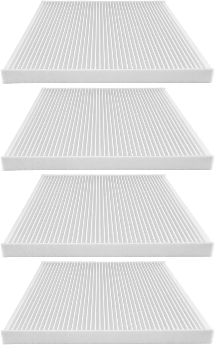 5 Pack 18611600037 Cabinet Fan Filter Fit for 4th Generation Filterfans PFF60000 PF 6x.000 PFA 60.000, Fan filter White Filtermat Material