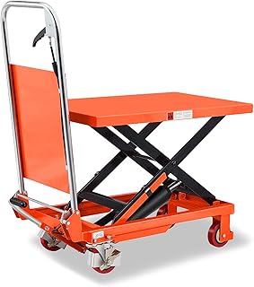 Tory Carrier Hydraulic Scissor Cart 330LBS Capacity, Lift Table Cart 29