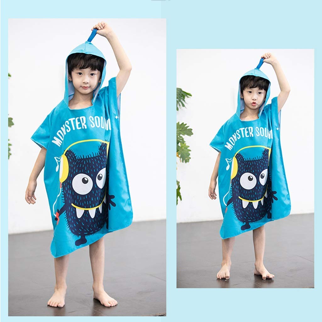 Baden, Strand Play-Zubehör, Badetuch Baby Schnell Trocknend Handtuch Umhang Mädchen Absorbent Bademantel Reise Strand Sonnenschutz Anti-Erfrischungstuch Mit Kapuze Sunscreen Mikrofaser Fleece 70