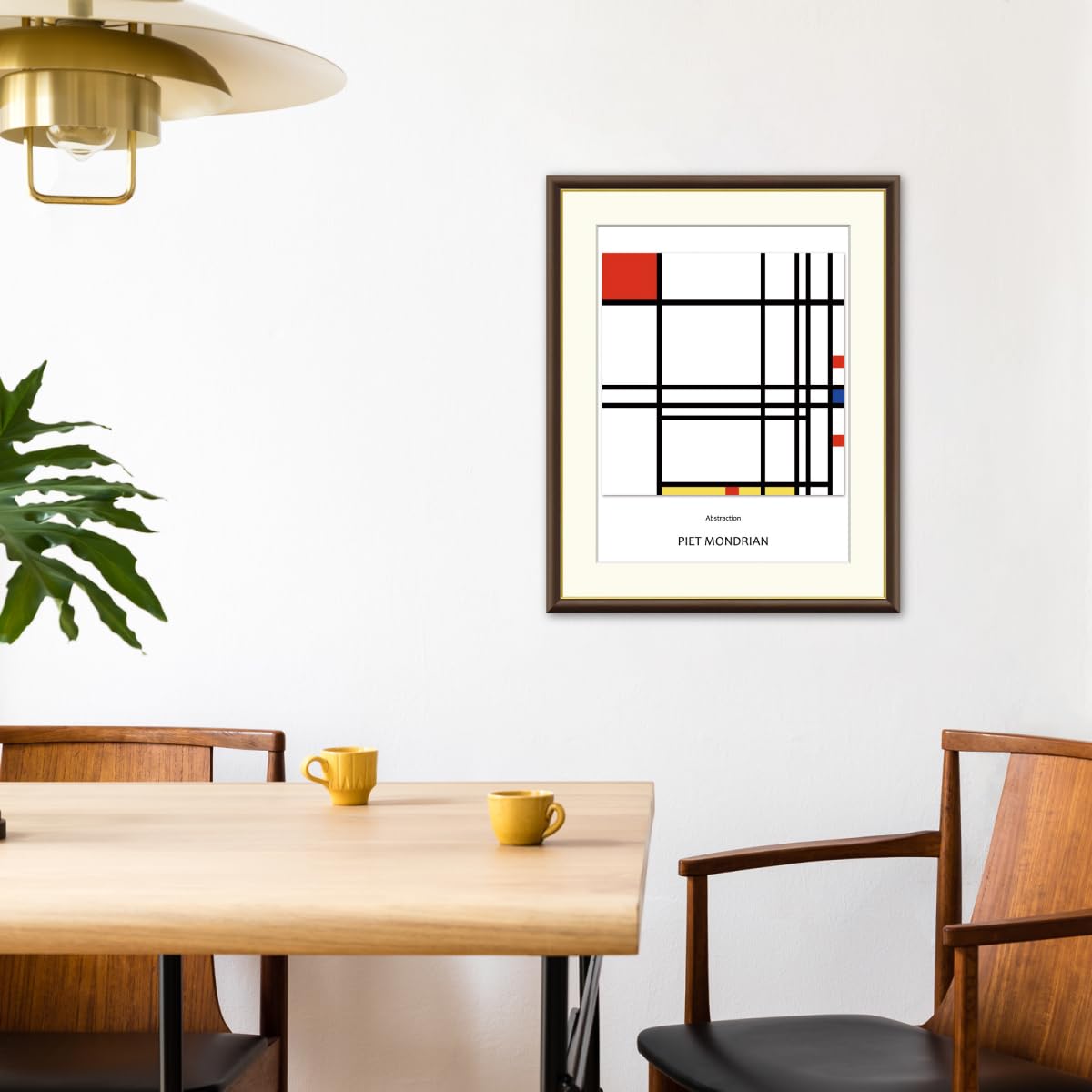 Amazon｜抽象化 ピート・モンドリアン 42× 52㎝ F6 J1-190 額