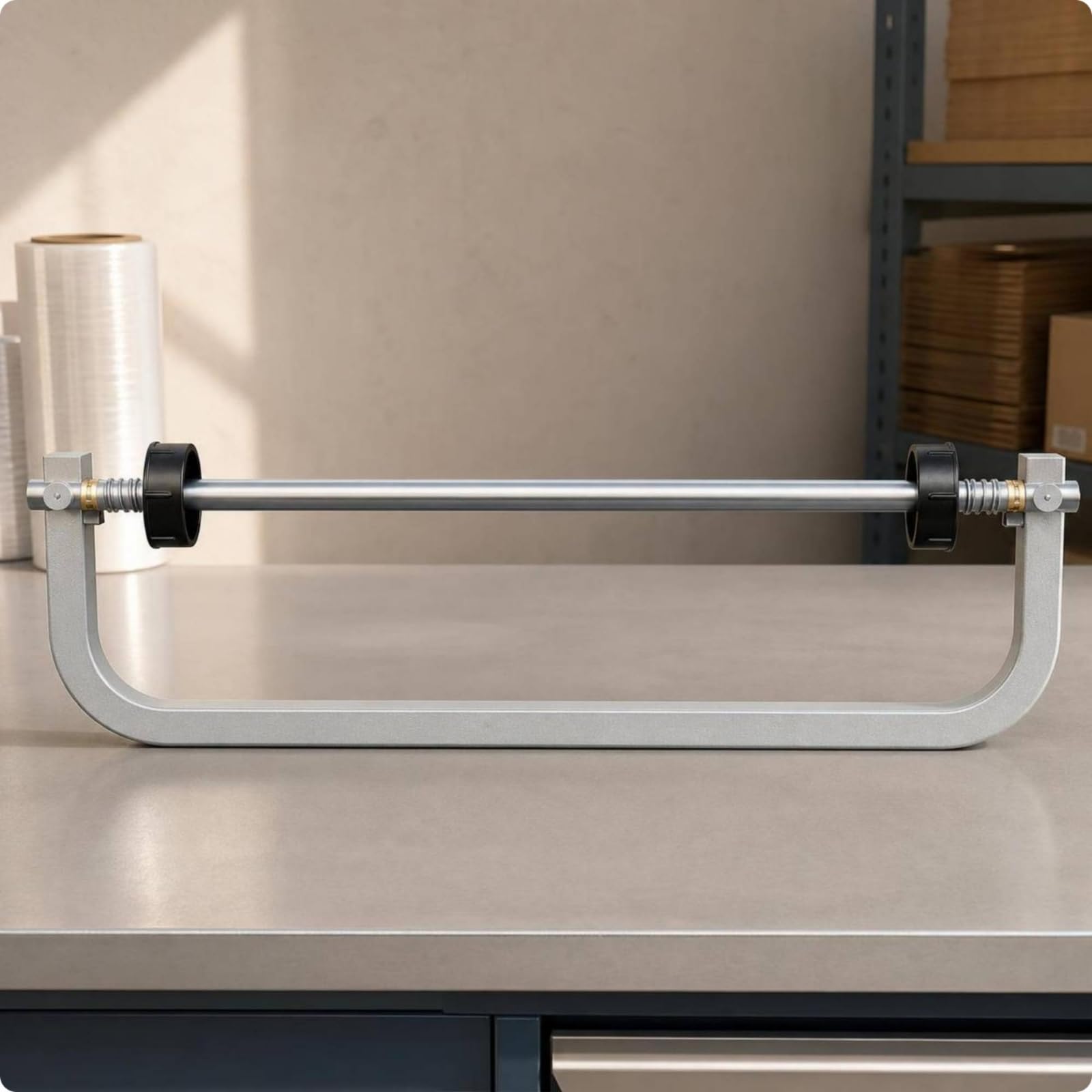 predolo Svolgitore Manuale di Pellicola Regolabile Dispenser Metallico Imbtrice per Addetti Alle Spedizioni, Magazzinieri, 80 Tipo