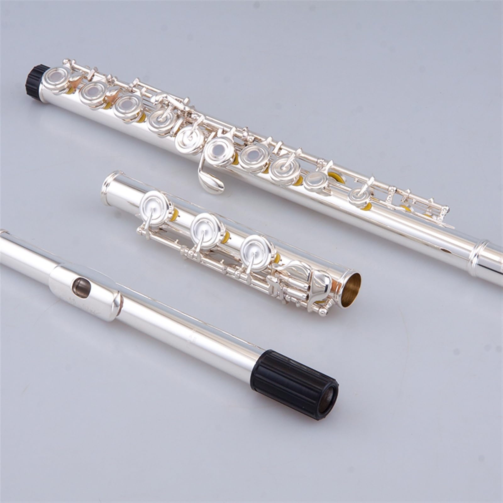 Amazon | フルート フルート楽器 銀メッキ Cキー 16/17穴 オープン