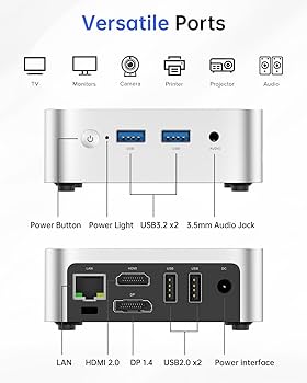 Amazon.com: ACEMAGIC Mini Pc 11 Pro, Processor N97 (Beat