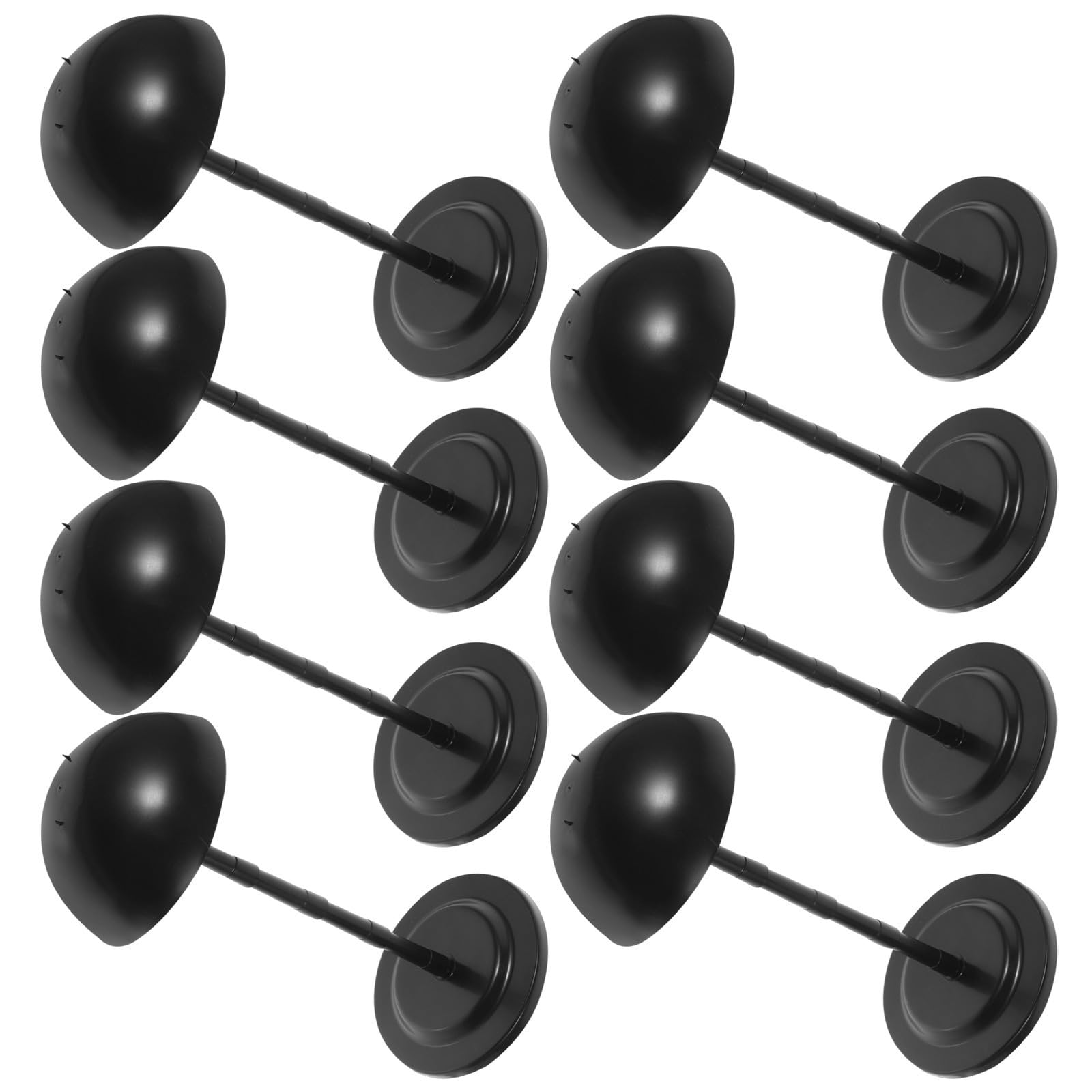 Support de perruque plastique robuste accessoire rangement coiffure lot de 8 pièces