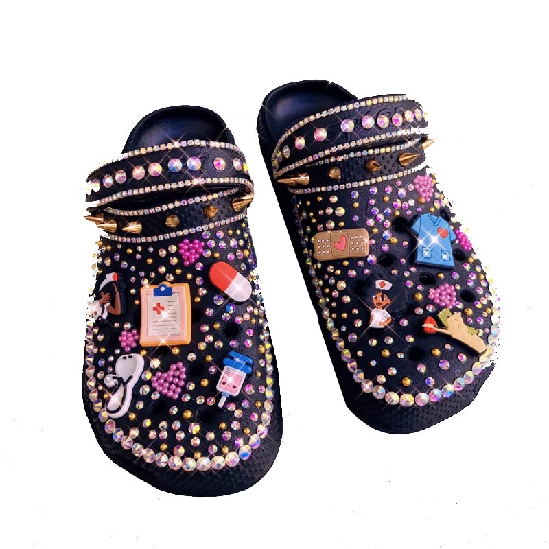 Personalized Bling Croc, Enamel Diamond Shoe Decoration