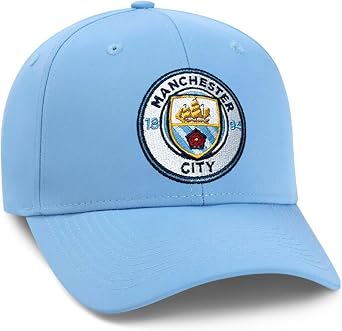 Fan Ink Manchester City Adjustable Snapback Hat, Licnesed M. City Dad Cap. Blue