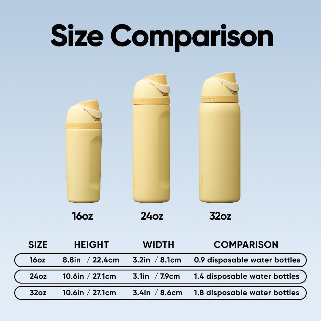 Owala Freesip Stainless Steel Water Bottle