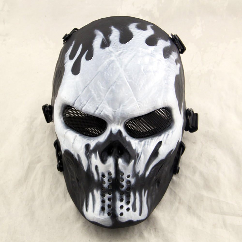OLizee™ Outdoor Tactical Gear Airsoft/Paintball/BB Gun/CS Full Face Protect Mask