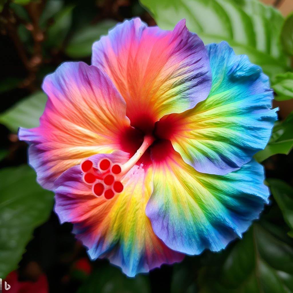 NooElec Seeds India 50+ Seeds- Exotic Rainbow Hibisucs Flower Seeds Trial Pack For Home Garden Planting