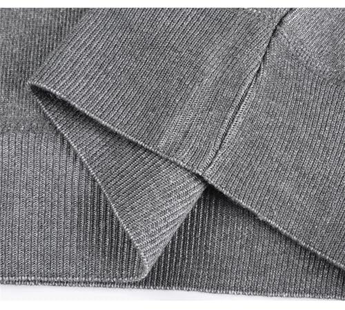 Men's Vintage Fleece Sweaters Fashion V-Neck Casual Thick Slim Fit Knitting Pullover Top4