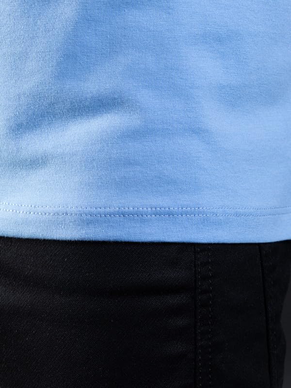 Image of Ghumakkad Cotton Blend Half Sleeve Round Neck Sports T Shirt for Men