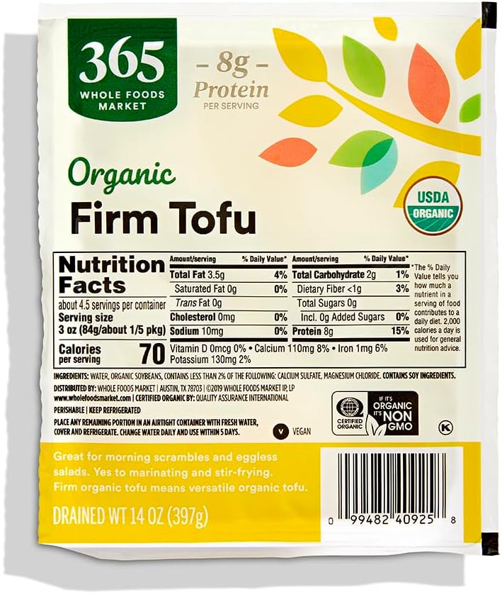 365 Everyday Value, Organic Tofu Firm, 14 oz