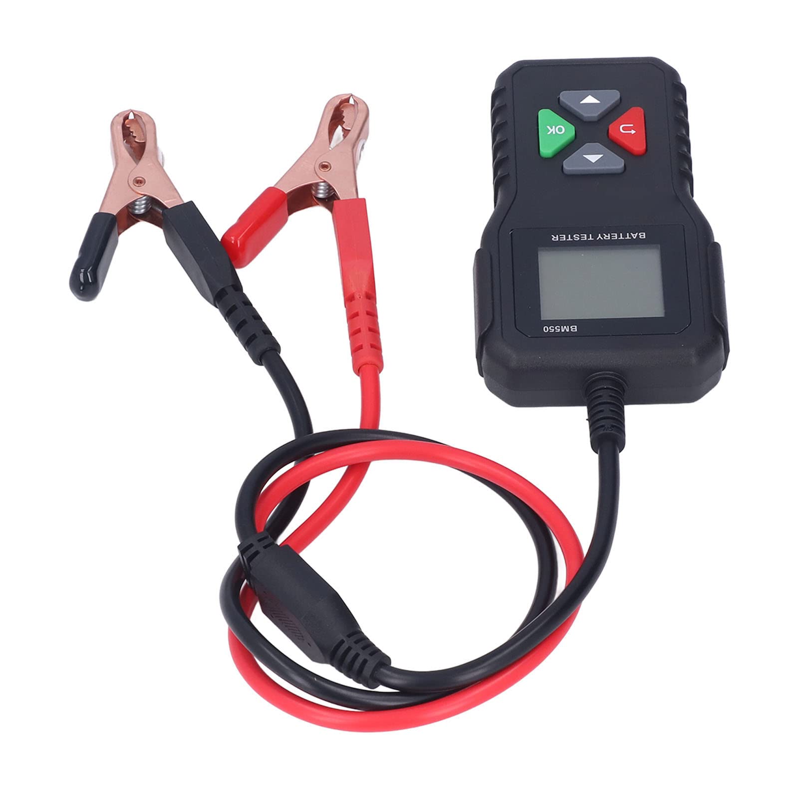 Jeanoko Tester Batteria 6V 12V 24V 3 in 1 Batterie per Autoveicoli Professionali Test di Vita Analizzatore Batteria BM550 per Automobili Moto Tosaerba Uso