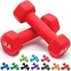 10 Color Options Compatible with Portzon 2-Piece Neoprene Dumbbell Set, 1-15 Lb, Anti-Slip, Non-Rolling, Hexagonal Shape