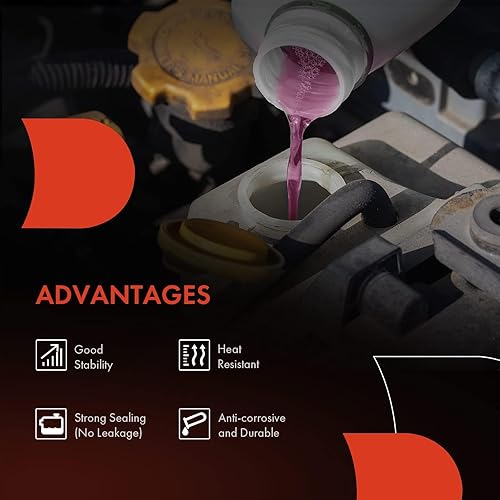 Miniatura 6 de A-Premium Tanque de depósito de desbordamiento de refrigerante del motor compatible con Chrysler, modelos Dodge - 300, Charge, Challenger, Magnum -