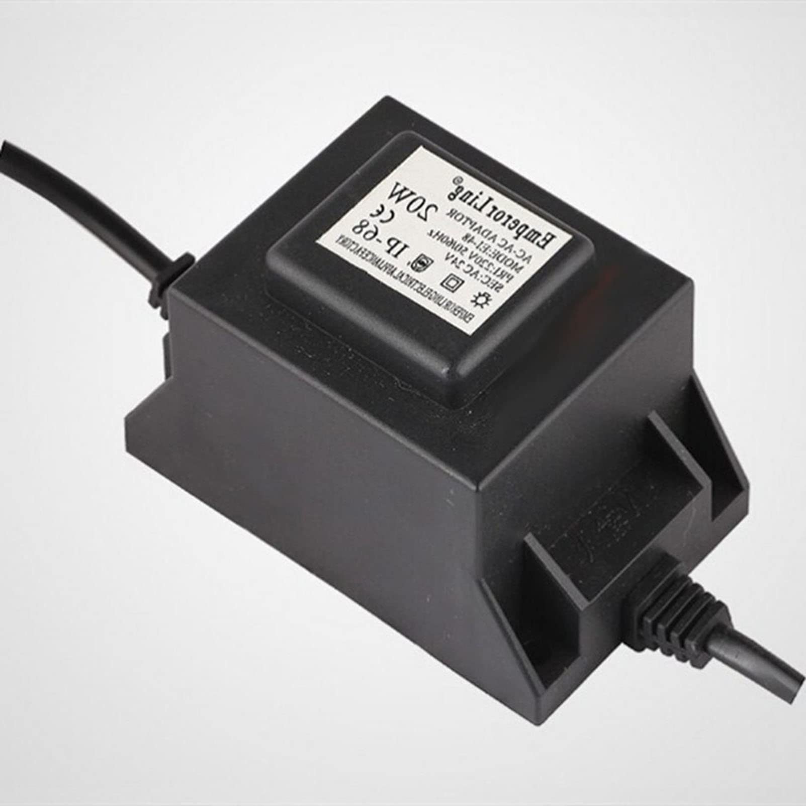 Transformador convertidor de voltaje de 220 V a CA 12 V/24 V, transformador resistente al agua for luces LED subacuáticas, for luz de piscina, bomba de agua, luz exterior, focos ( Color : 30w , Size :